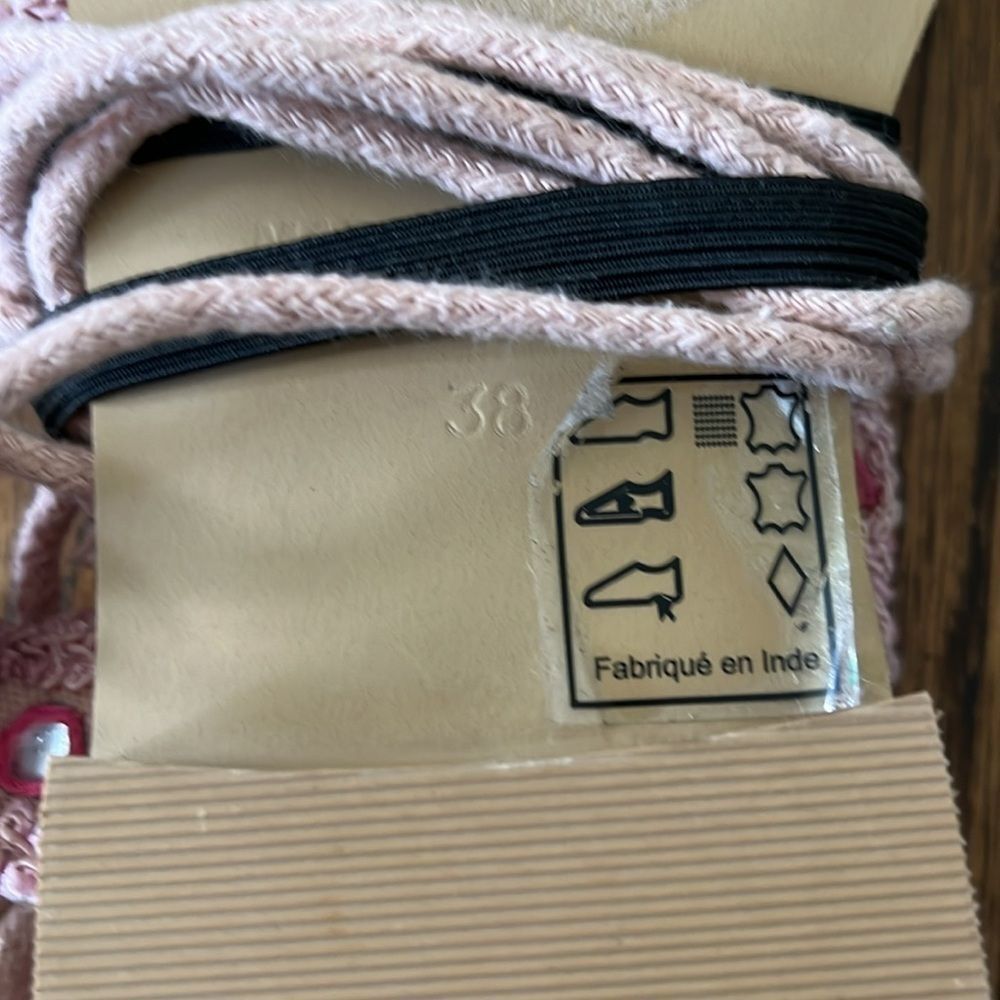 Free People Mantra Mirror Ankle Wrap Sandal Size 38 - Picture 5 of 5